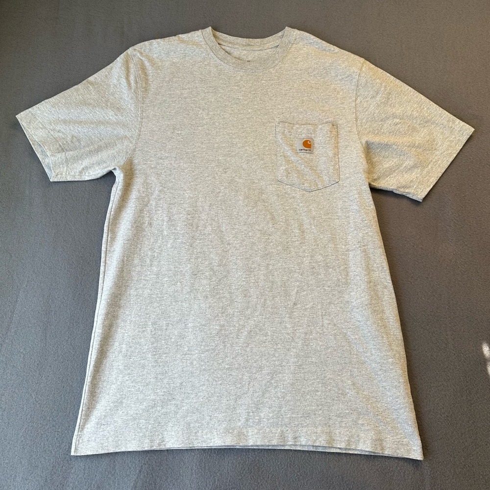 Carhartt M Mens WorkWear T-Shirt Short Sleeve Pocket T-Shirt Heavyweight Tee